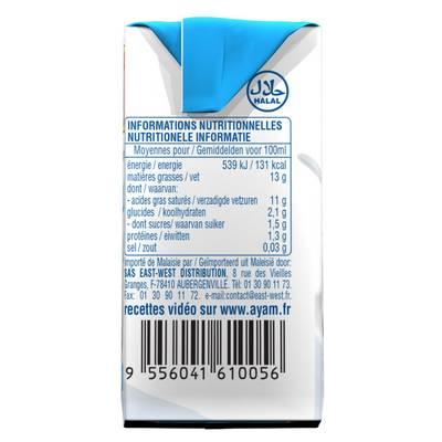 9556041610056 - Ayam - Crème de coco allégée -35% MG