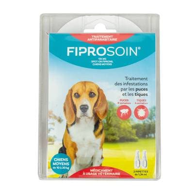 Fiprosoin Pipette Antiparasitaire Chiens Moyens