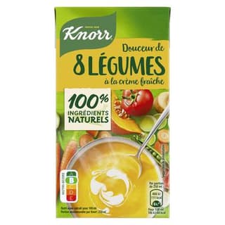 Knorr & La Potagère Soupe Douceur de 8 légumes à la crème fraîche, 50cl