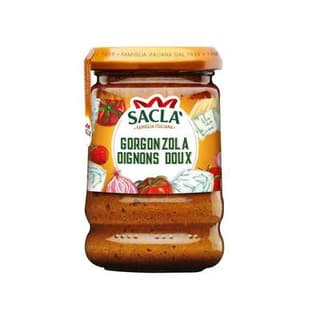 Sacla Sauce gorgonzola et oignons doux en bocal, 190g