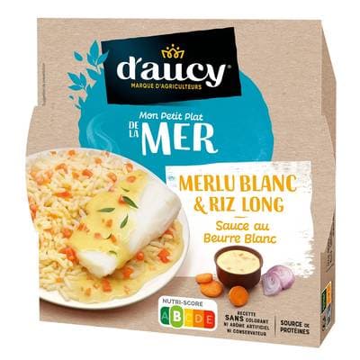 D'aucy Filet de merlu blanc micro-ondable, 300g