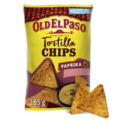 Old el Paso Chips Tortilla Paprika, 158g