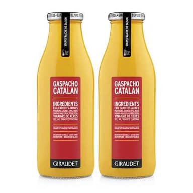 Giraudet Gaspacho Catalan, Lot de 2x50cl
