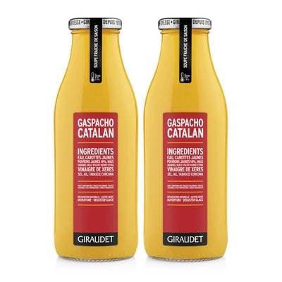 Giraudet Gaspacho Catalan, Lot de 2x50cl
