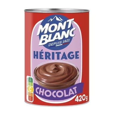 Mont Blanc Crème Dessert Chocolat héritage, 420g