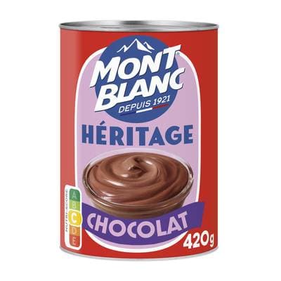 Mont Blanc Crème Dessert Chocolat héritage, 420g
