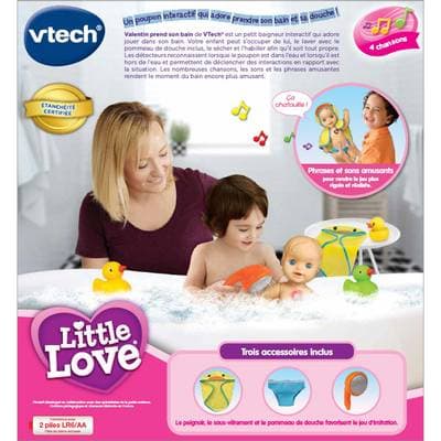 3417761974056 - Vtech - Little love- Valentin prend son bain
