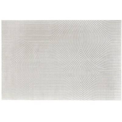 3574387414356 - Douceur D Interieur - Tapis Motifs Circulaires à Relief Geode