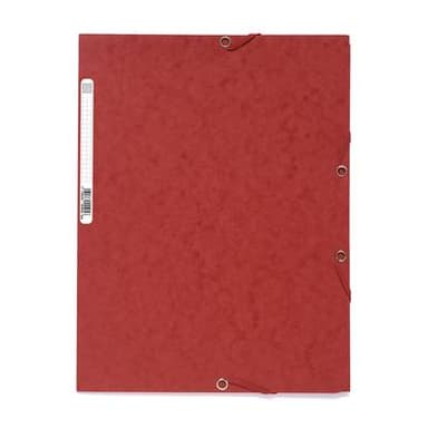 Exacompta Chemise plate à élastique 24 x 32 cm rouge, 1  chemise