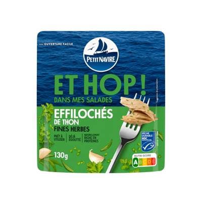 Petit Navire Effiloché de Thon Fines Herbes, 130g