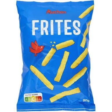 Auchan Frites salées apéritives, 80g