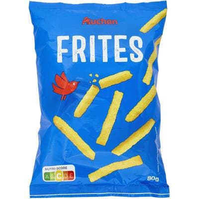 Auchan Frites salées apéritives, 80g