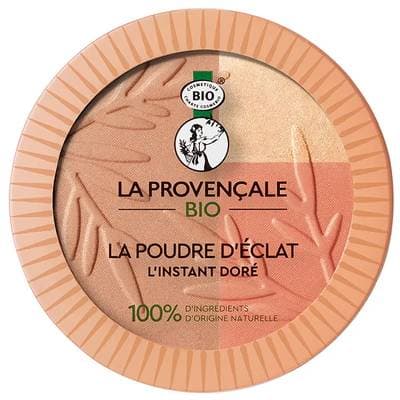 La Provencale BIO Poudre bronzante Blush Highlighter Doré 3en1 Bio, 1 poudre
