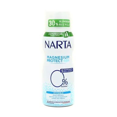 Narta Déodorant Magnesium Protect Invisible 48h, 100ml