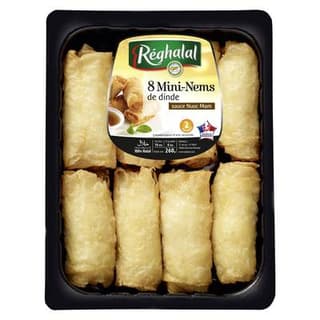 Reghalal 8 Nems + Sauce - Halal, 8 pièces - 260g