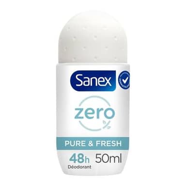 Sanex Déodorant bille 0% Pure fresh, 50ml