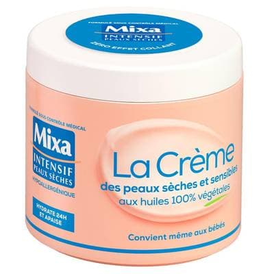 Mixa Lait Corps Hydratant Huiles 100% végétales, 400ml