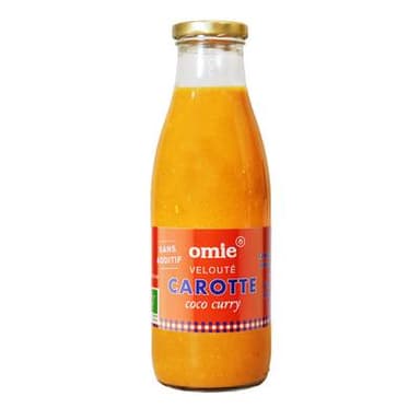 Omie Velouté de Carottes Coco Curry Bio, 75cl