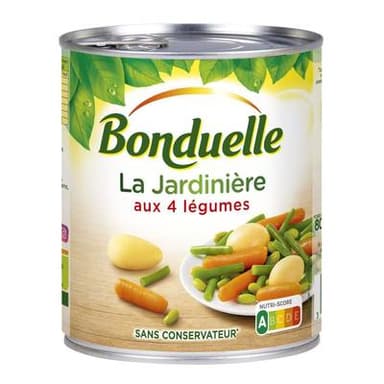 Bonduelle Jardinière aux 4 Légumes, 530g