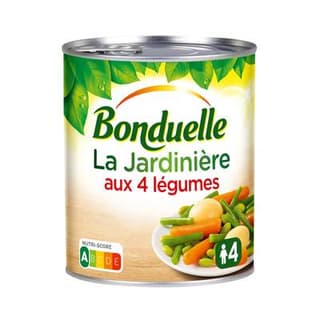 Bonduelle Jardinière aux 4 Légumes en conserve, 530g