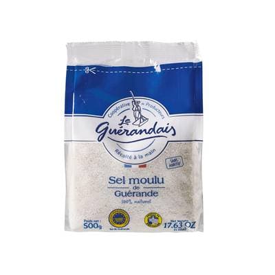 Le Guérandais Sel Fin moulu de Guérande IGP en sachet, 500g