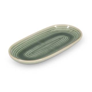 Collection Caméo Plat à servir 23x12cm vert Cameo, 1 pièce