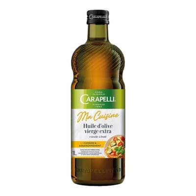 Carapelli Huile d'Olive Vierge Extra - Ma cuisine Cuisson et Assaisonnement, 1L