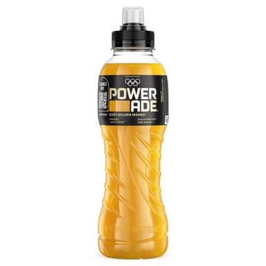 Powerade Boisson Énergétique Golden Mango, 50cl