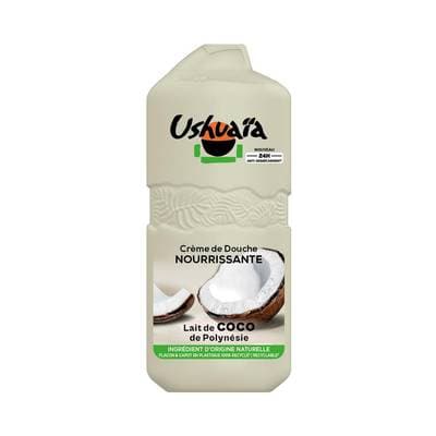 Ushuaïa Crème de douche nourrissante au lait de coco de Polynésie, 490ml