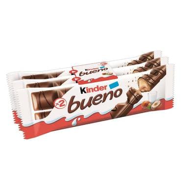 Kinder Bueno 129G, 3x2 barres