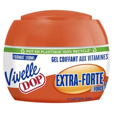 Vivelle Dop Gel coiffant fixation 24h extra forte, 190ml