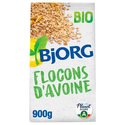 Bjorg Flocons d'Avoine Complète Bio, 900g