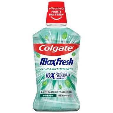 Colgate Bain de Bouche Max Fresh Clean & Soft, 500ml