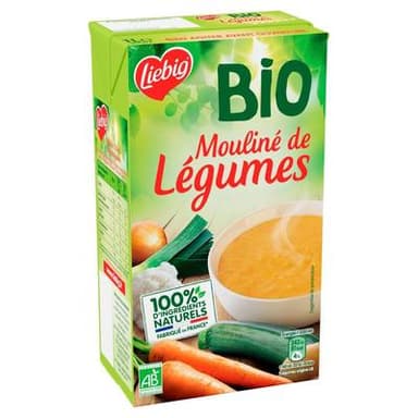 Liebig Soupe Mouliné de Légumes Bio, 1L