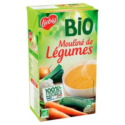Liebig Soupe Mouliné de Légumes Bio, 1L