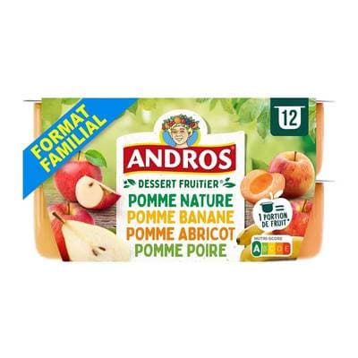 Andros Spécialité aux fruits panaché, 12x100g