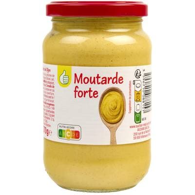 Pouce Moutarde de Dijon Forte au vinaigre, 370g