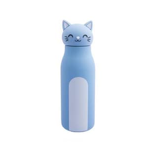 Dotz Bouteille en acier inoxydable à double paroi avec paille en silicone Mia, 350ml