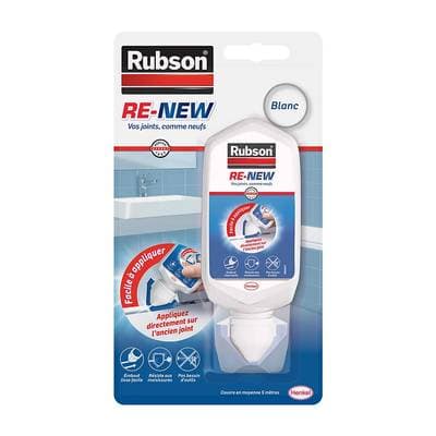 Rubson Renovateur Joint Silicone Blanc, 80ml
