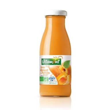 Vitamont Mini Nectar d'abricot Bio, 25cl