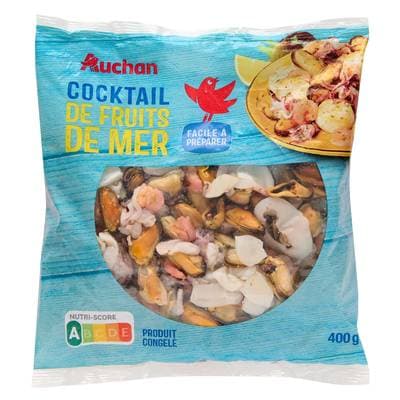 Auchan Cocktail de fruits de mer, 400g