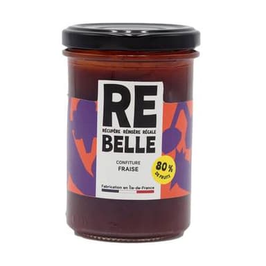 Confiture Re-Belle Confiture de Fraise, 230g