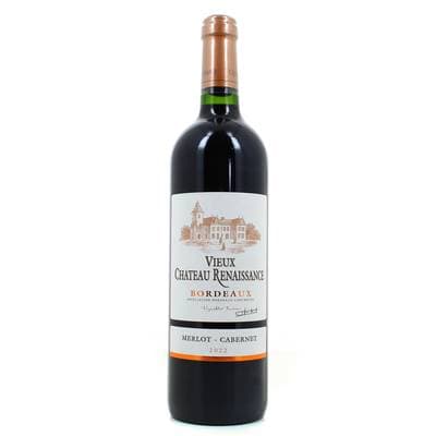 Bordeaux rouge AOC Vieux Château Renaissance, 75cl