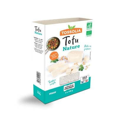 Tossolia Tofu Nature Bio, 2x125g