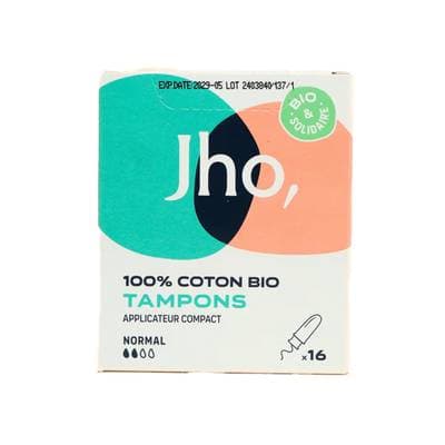 JHO Tampons avec applicateur compact - normal, 16  tampons