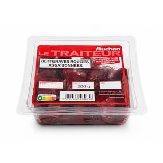 Auchan Le Traiteur Salade de Betteraves Rouges, 200g