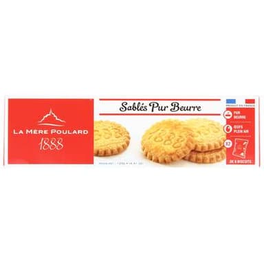 La Mère Poulard Sablés pur beurre, 125g