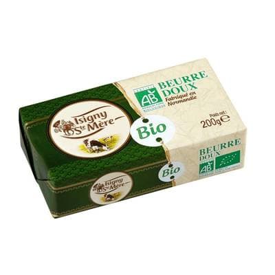 Isigny Ste mère Beurre doux Bio, 200g
