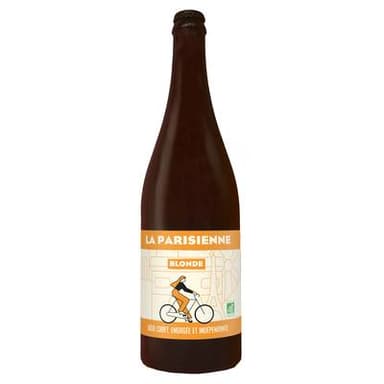 La Parisienne Bière Blonde Pale Ale 5° Bio, 75cl