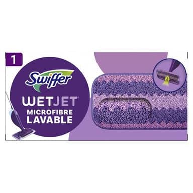 Swiffer Lingette Lavable Microfibre WetJet, 1 pièce